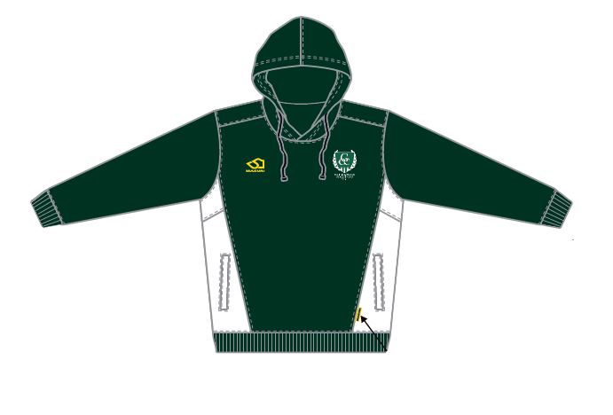 GREENSBOROUGH CC JUNIOR TECH FLEECE HOOD DI-11229