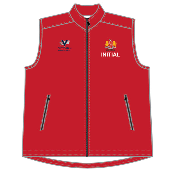 CASEY SOUTH MELBOURNE CC MEN'S FULL ZIP TECH FLEECE VEST DI-06681