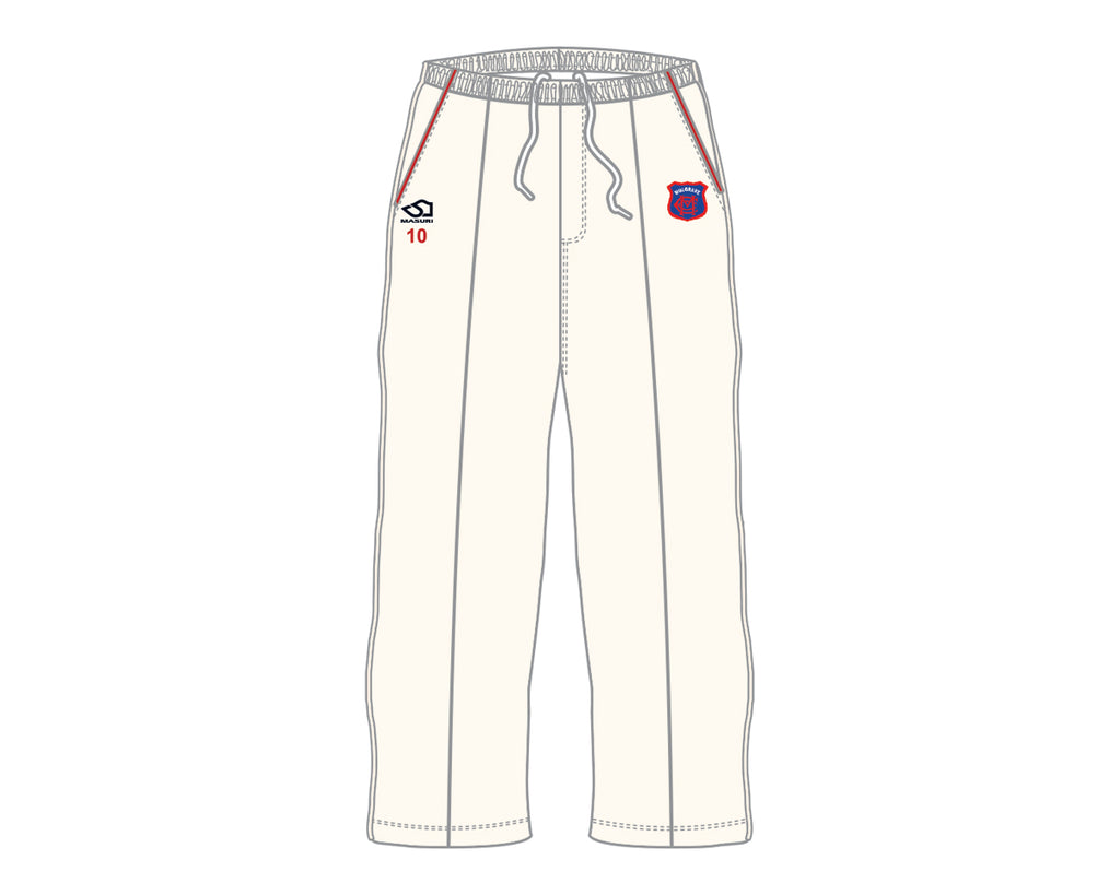 MULGRAVE CC MEN'S RED BALL PLAYING TROUSERS DI-08566