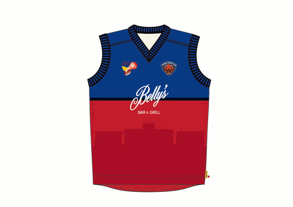 LATROBE DEMONS CC MEN'S WHITE BALL PLAYING VEST DI-10596