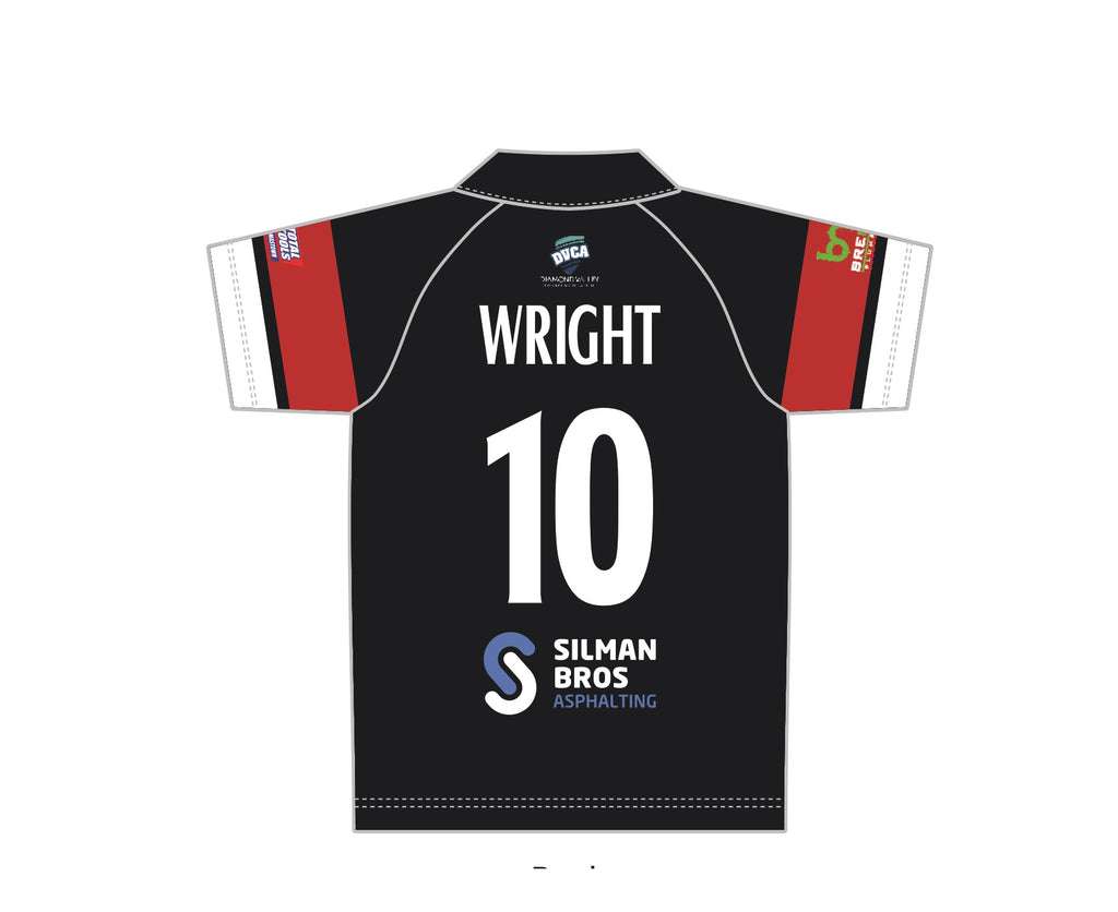 MERNDA CC MEN'S WHITE BALL PLAYING SHIRT SHORT SLEEVE DI-12481