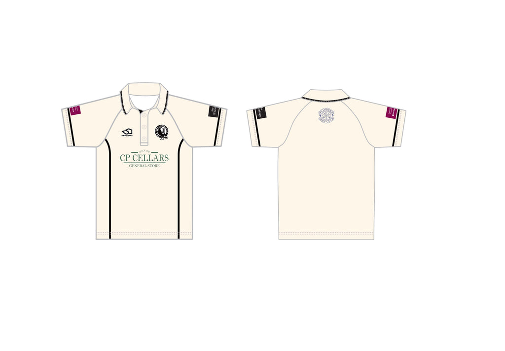 CRIB POINT CC MEN'S RED BALL SHORT SLEEVE PLAYING SHIRT DI-12551