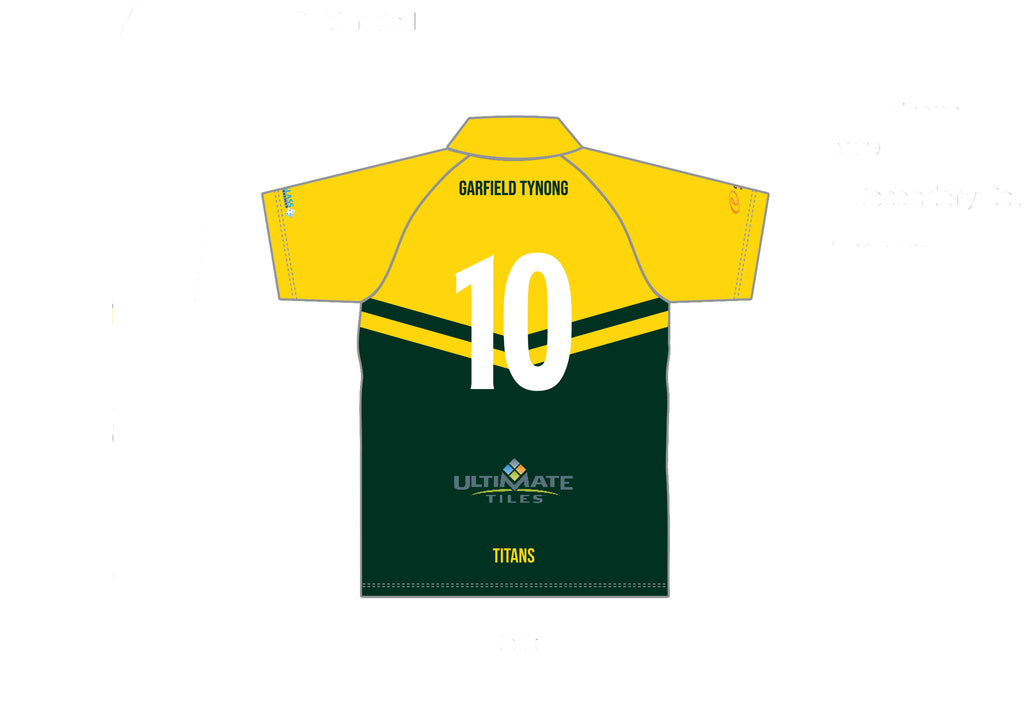 GARFIELD-TYNONG CC MEN'S WHITE BALL PLAYING SHIRT SHORT SLEEVE DI-12557