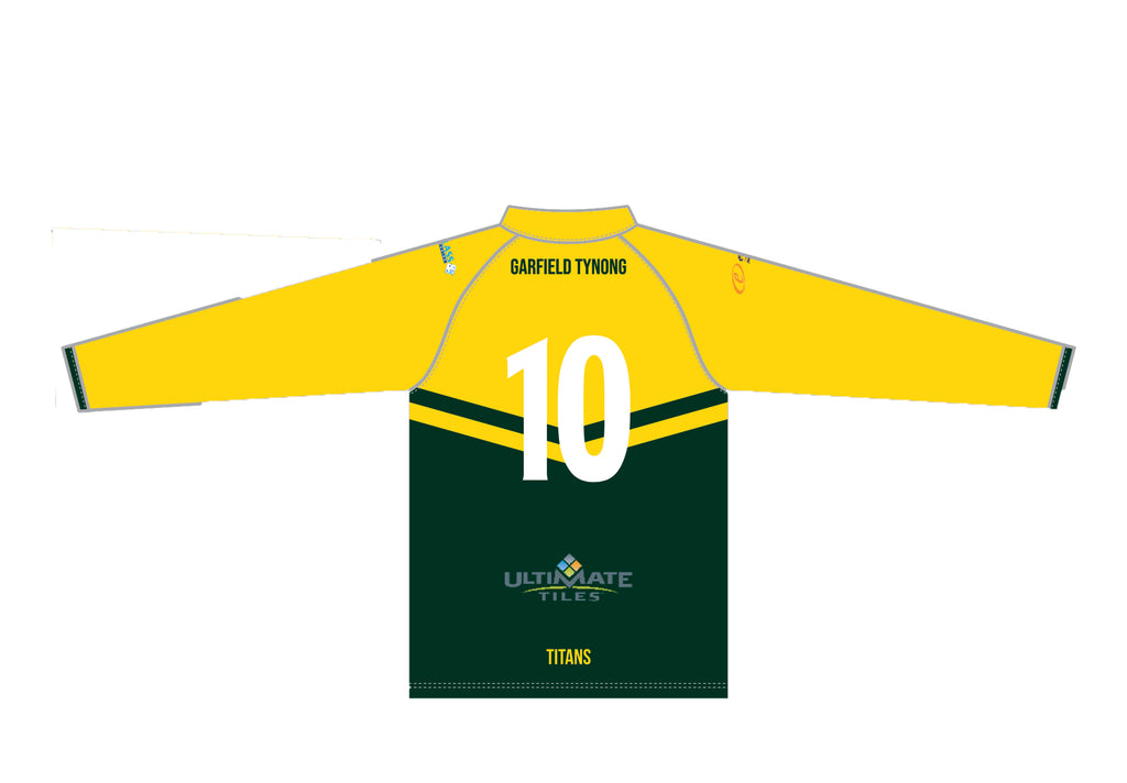 GARFIELD-TYNONG CC MEN'S WHITE BALL PLAYING SHIRT LONG SLEEVE DI-12644