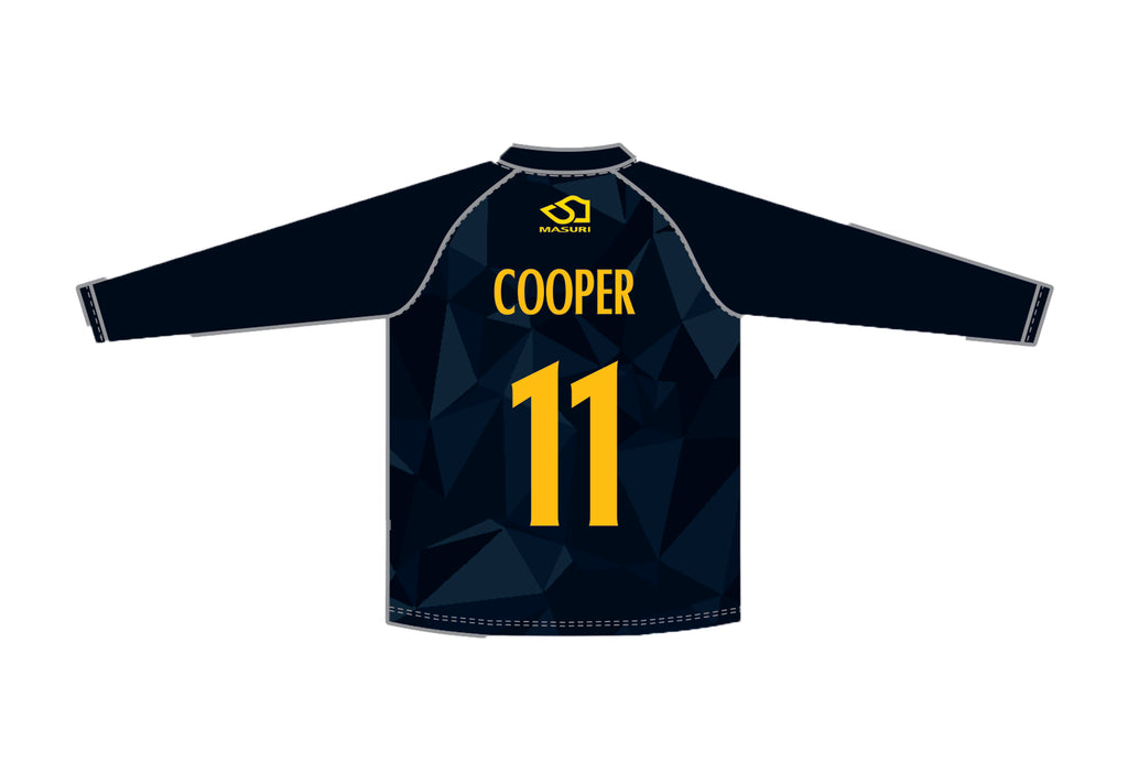 MONT ALBERT CC JUNIOR WHITE BALL PLAYING SHIRT LONG SLEEVE DI-12694