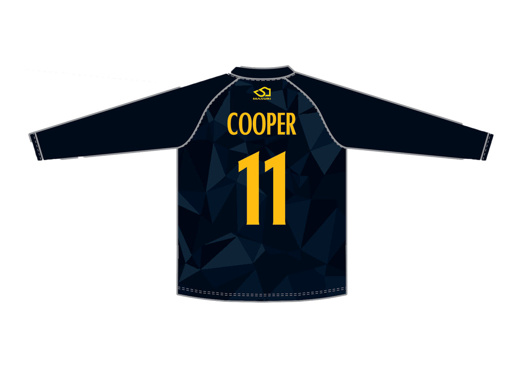 MONT ALBERT CC  WHITE BALL PLAYING SHIRT LONG SLEEVE DI-12695