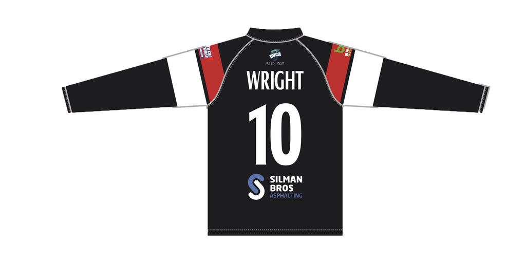 MERNDA CC MEN'S WHITE BALL PLAYING SHIRT LONG SLEEVE DI-12702