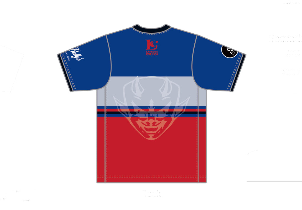 LATROBE DEMONS CC MEN'S TRAINING SHIRT SHORT SLEEVE DI-12748