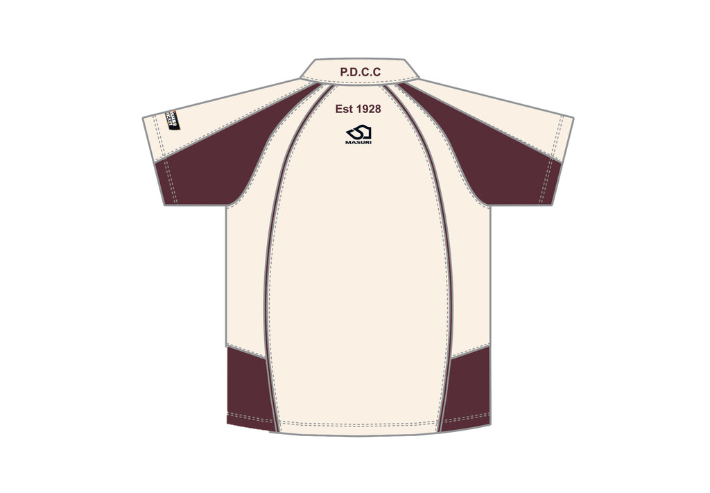 PROSPECT DISTRICT CC MEN'S RED BALL PLAYING SHIRT SHORT SLEEVE DI-13453