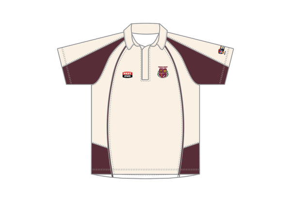 PROSPECT DISTRICT CC MEN'S RED BALL PLAYING SHIRT SHORT SLEEVE DI-13453