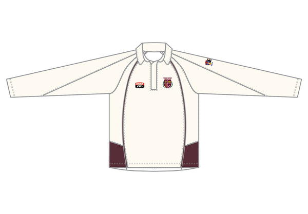 PROSPECT DISTRICT CC MEN'S RED BALL PLAYING SHIRT LONG SLEEVE DI-13454