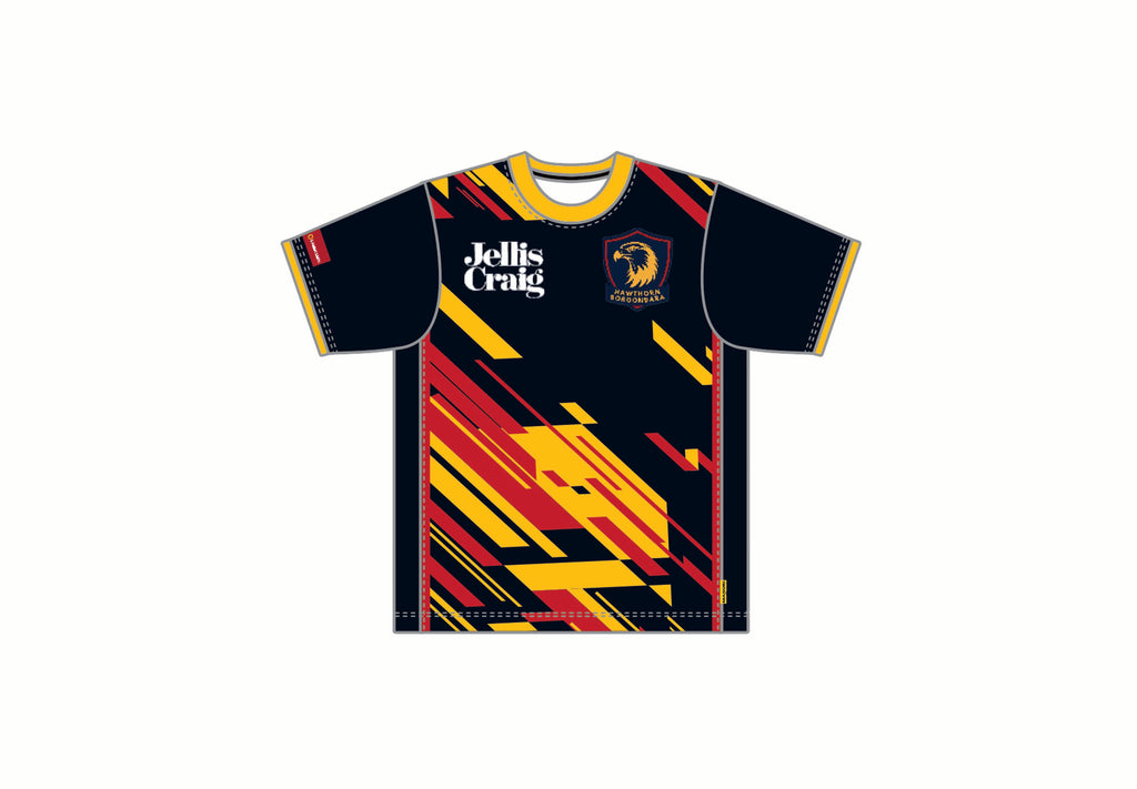 HAWTHORN BOROONDARA CC JUNIOR TRAINING SHIRT SHORT SLEEVE DI-13653