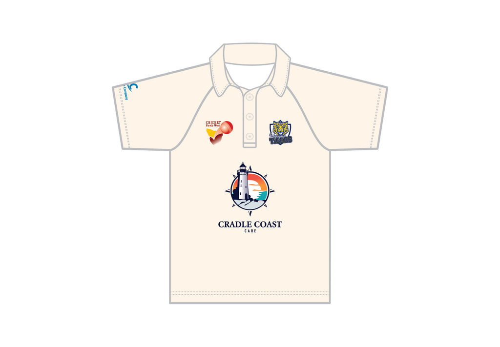 WYNYARD CC MEN'S RED BALL PLAYING SHIRT SHORT SLEEVE DI-13809