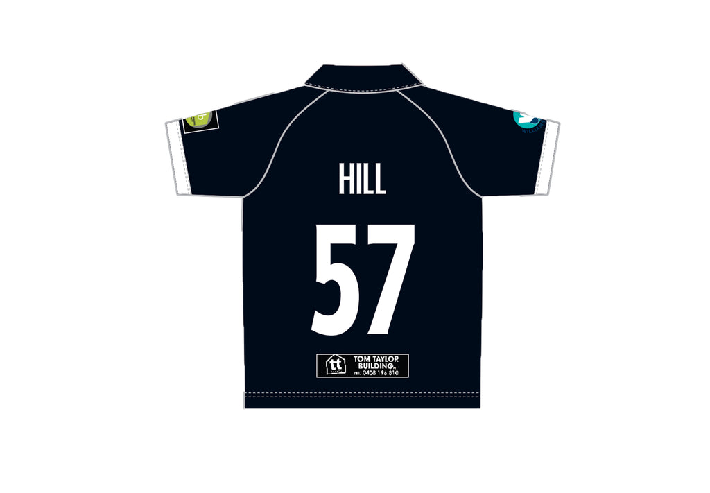 PORT FAIRY CC JUNIOR WHITE BALL PLAYING SHIRT SHORT SLEEVE DI-13944