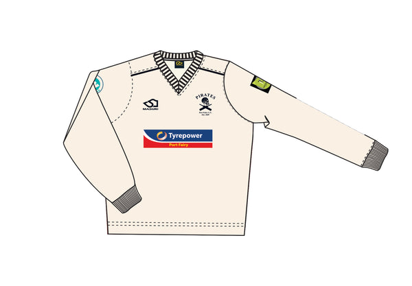 (U18) PORT FAIRY CC MEN'S RED BALL PLAYING L/S PLAYING JUMPER DI-13996