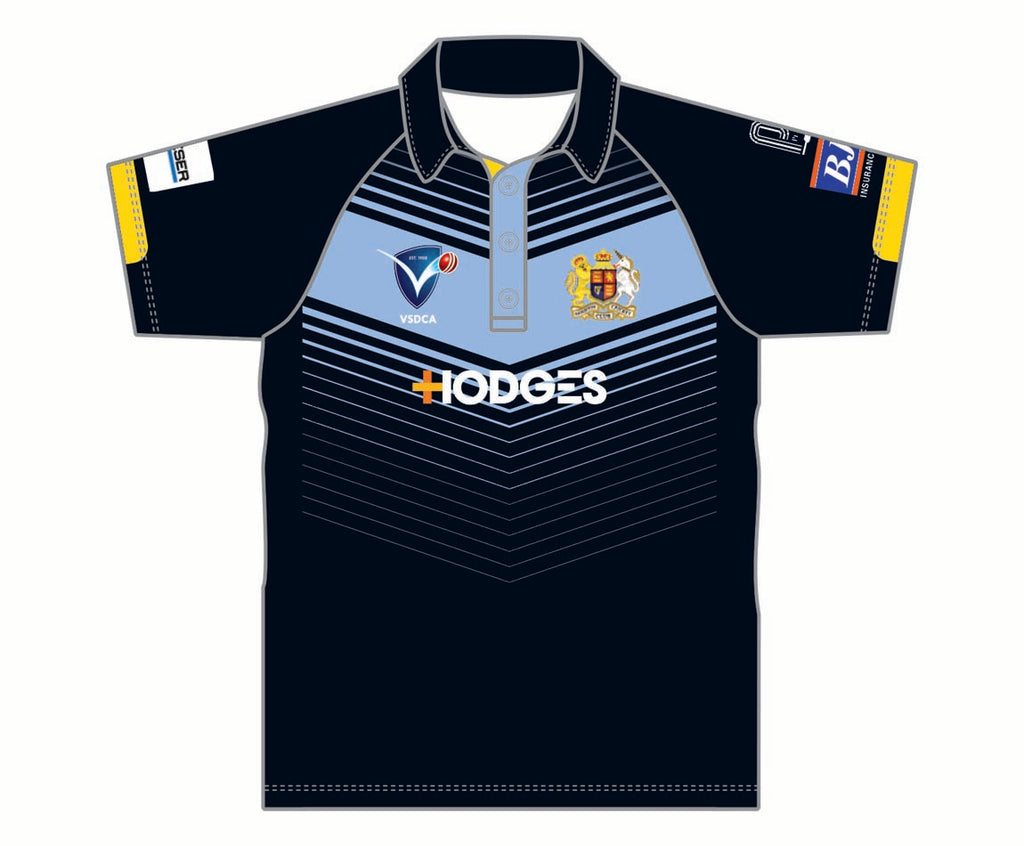 BRIGHTON CC MEN'S WHITE BALL PLAYING SHIRT SHORT SLEEVE DI-14021