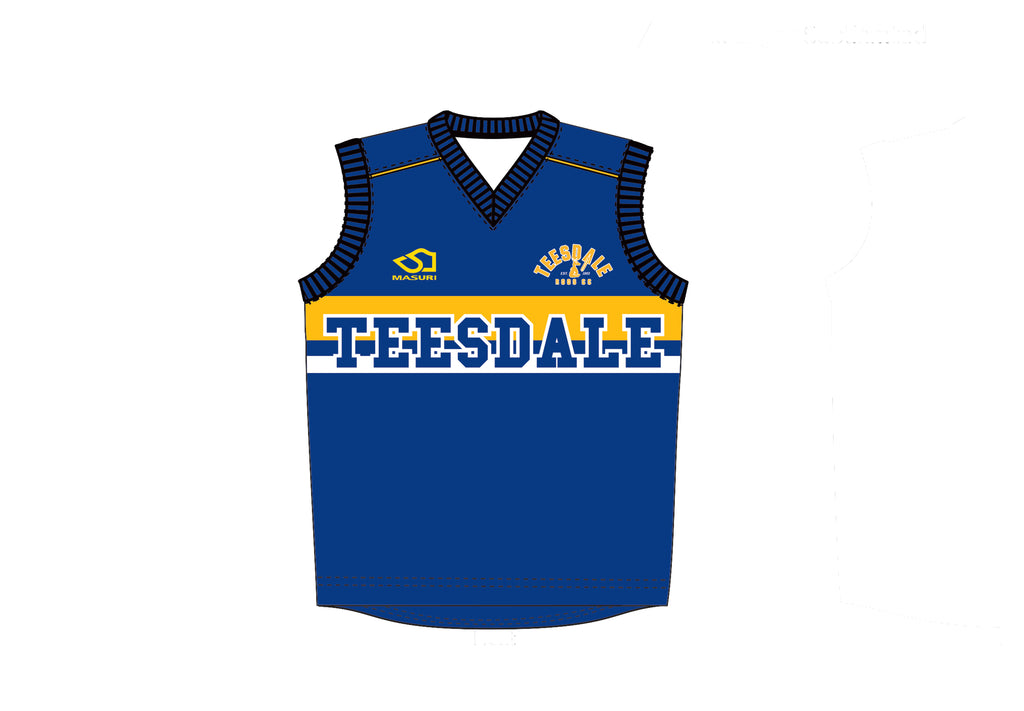 TEESDALE CC MEN'S WHITE BALL PLAYING VEST DI-14086