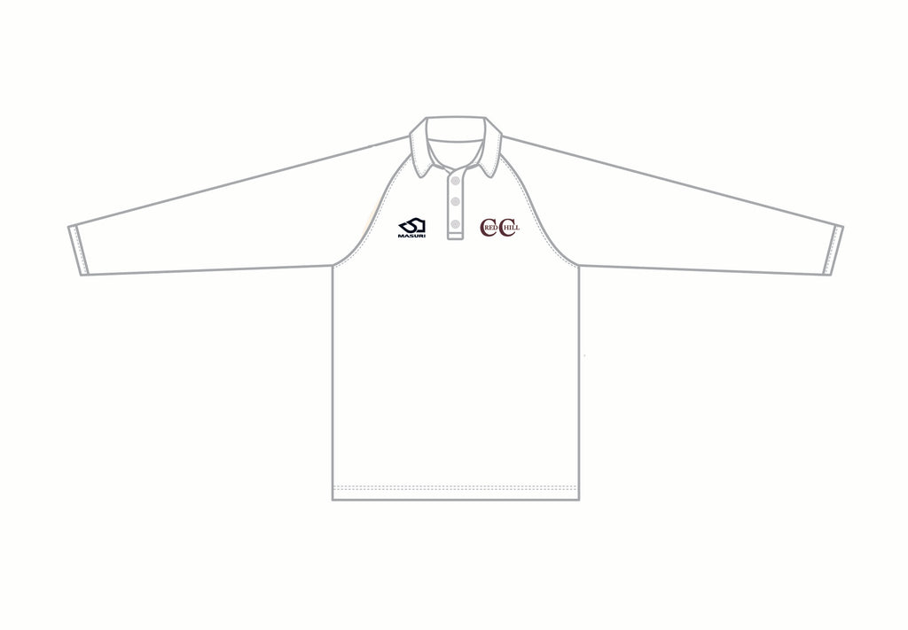 RED HILL CC JUNIOR RED BALL PLAYING SHIRT LONG SLEEVE (SENIOR SIZE) DI-14148