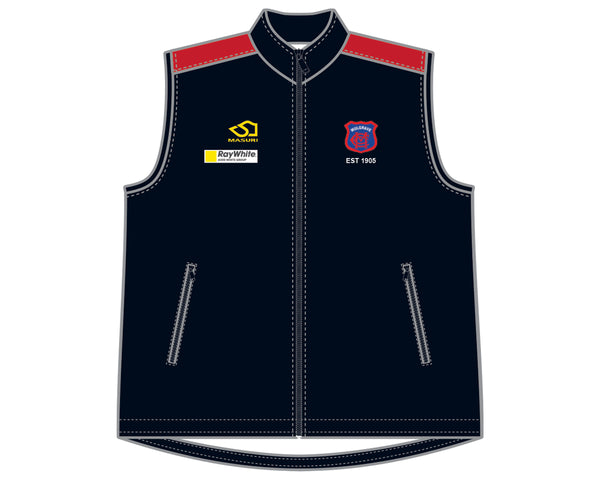 MULGRAVE CC UNISEX FULL ZIP TECH FLEECE VEST DI-14578