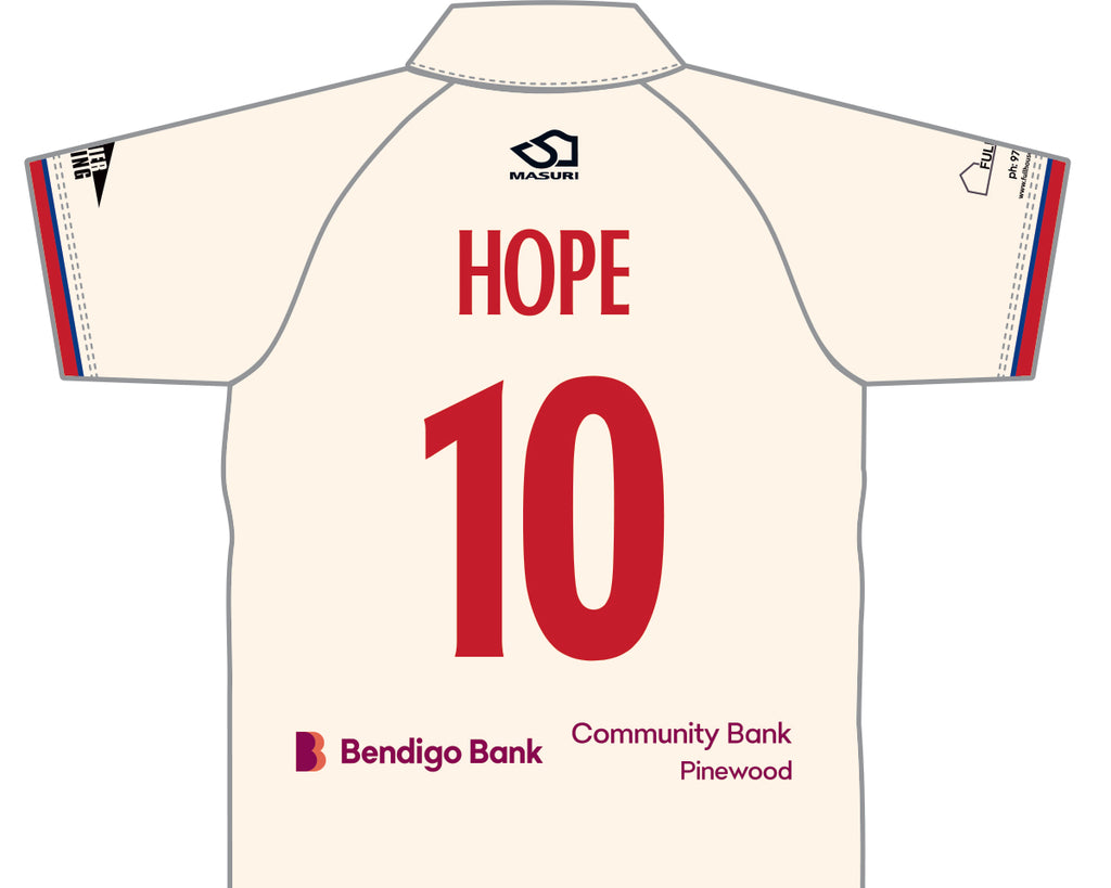 MULGRAVE CC SENIOR RED BALL PLAYING SHIRT S/S DI-14611