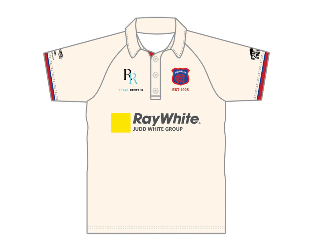 MULGRAVE CC SENIOR RED BALL PLAYING SHIRT S/S DI-14611