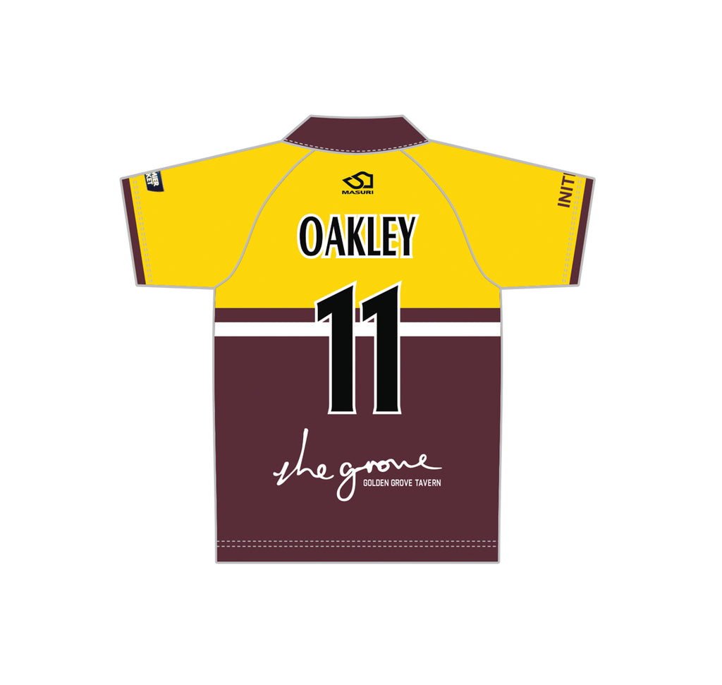 Tea Tree Gully District CC MEN'S WHITE BALL PLAYING SHIRT S/S DI-14625