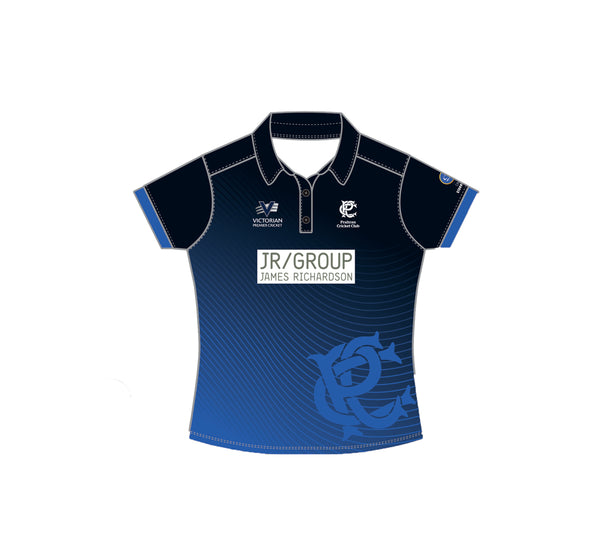 PRAHRAN CC WOMEN'S COLOURED PLAYING SHIRT SHORT SLEEVE DI-14664