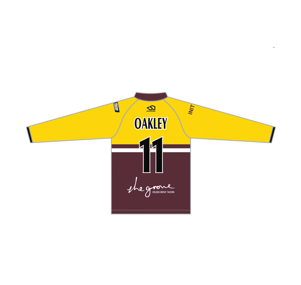 Tea Tree Gully District CC MEN'S WHITE BALL PLAYING SHIRT L/S DI-14704