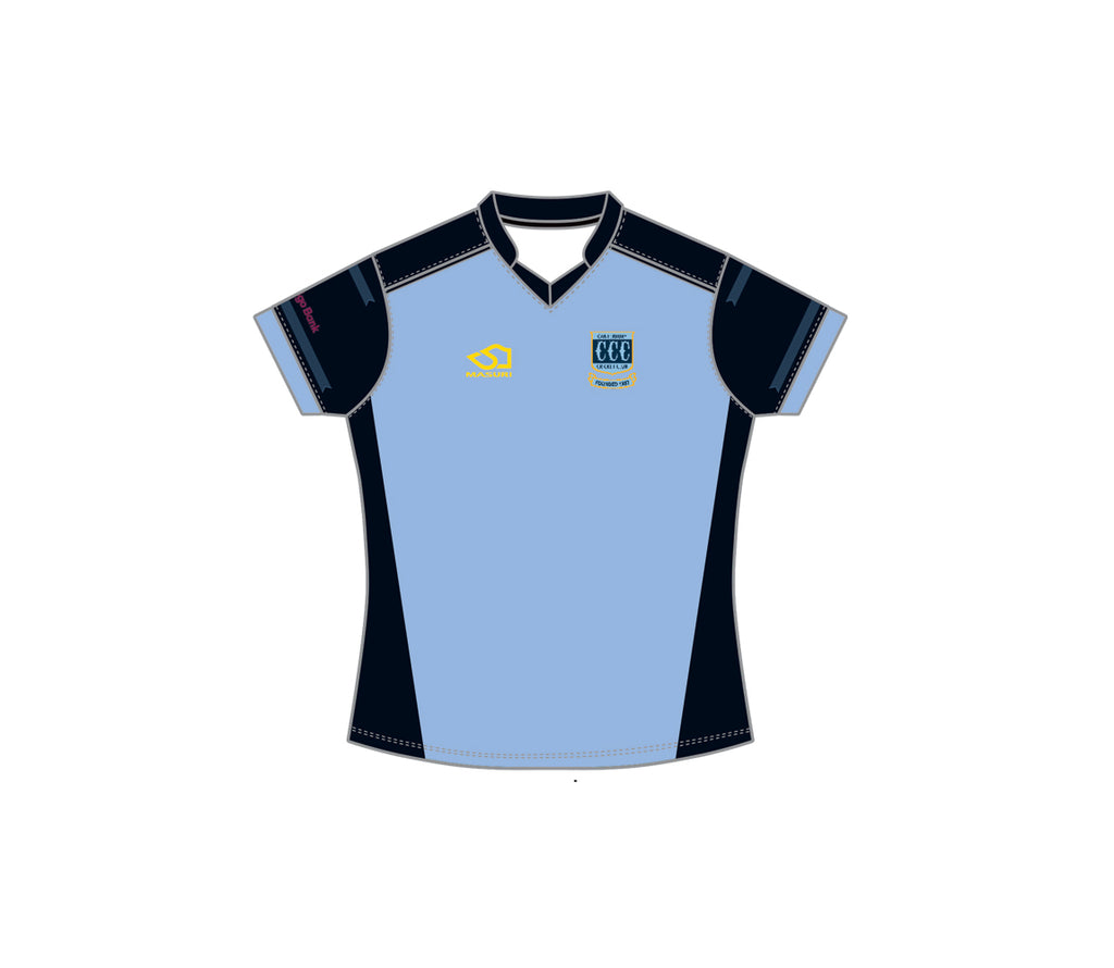 CANTERBURY CC WOMEN'S WHITE BALL PLAYING SHIRT S/S DI-14104