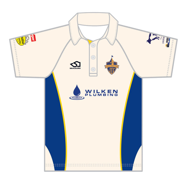 College CC Men's Red Ball Playing Shirt Short Sleeve DI-14803