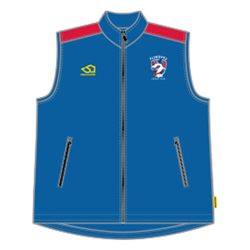FLINDERS CC UNISEX FULL ZIP TECH FLEECE VEST DI-15698
