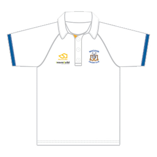 MACLEOD CC Men's Red Ball Playing Shirt Short Sleeve DI-15942