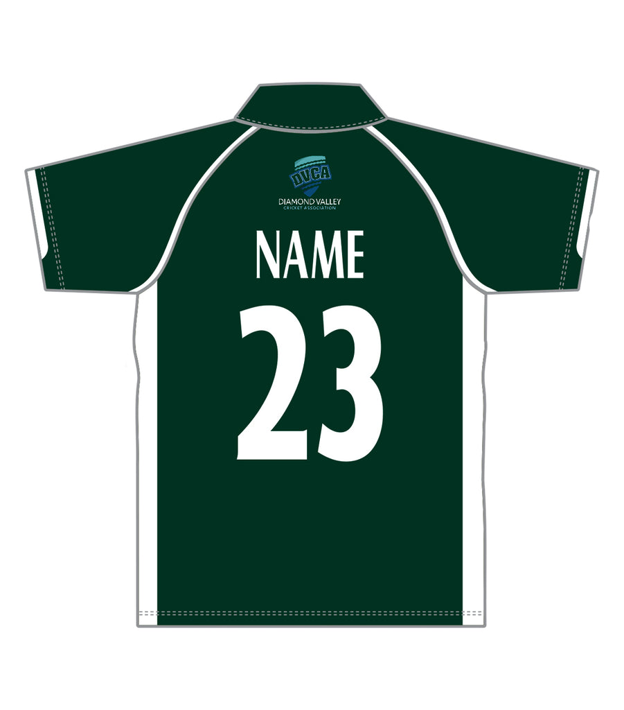 GREENSBOROUGH CC MEN'S WHITE BALL PLAYING SHIRT SHORT SLEEVE DI-15602