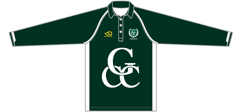 GREENSBOROUGH CC MEN'S WHITE BALL PLAYING SHIRT LONG SLEEVE DI-15626
