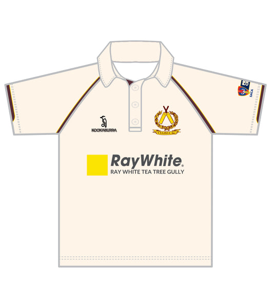 Tea Tree Gully District CC JUNIOR RED BALL PLAYING SHIRT S/S DI-15536