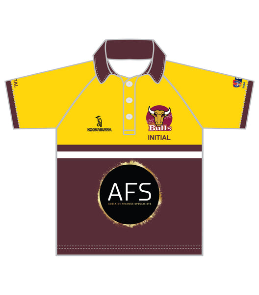 Tea Tree Gully District CC JUNIOR WHITE BALL PLAYING SHIRT S/S DI-15480