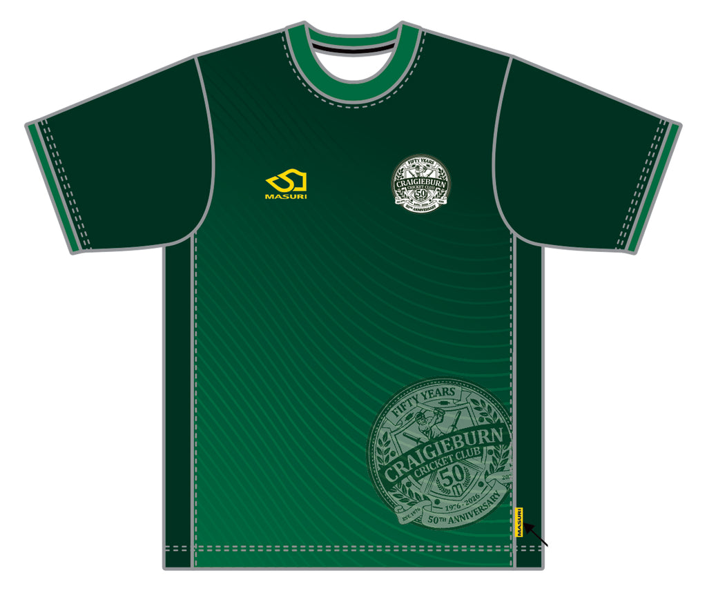 Craigieburn CC MEN'S TRAINING SHIRT SHORT SLEEVE DI-15510