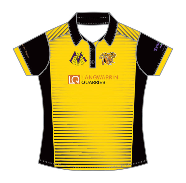FRANKSTON YCW CC WOMEN'S COLOURED PLAYING S/S SHIRT DI-14916 (CONTACT CLUB TO PURCHASE)