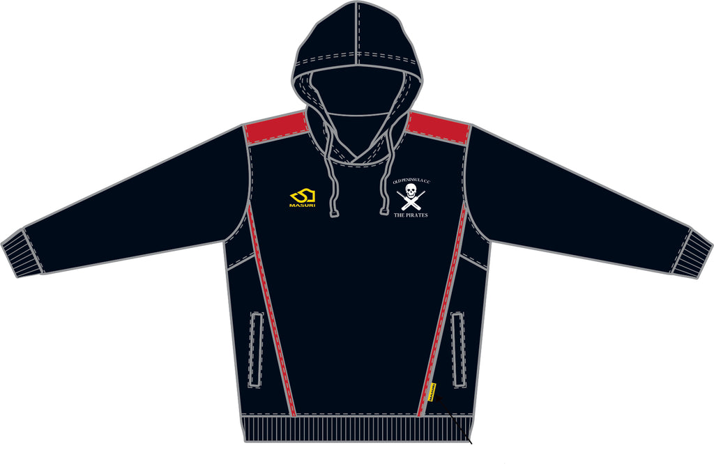 OLD PENINSULA CC JUNIOR TECH FLEECE HOOD DI-14118