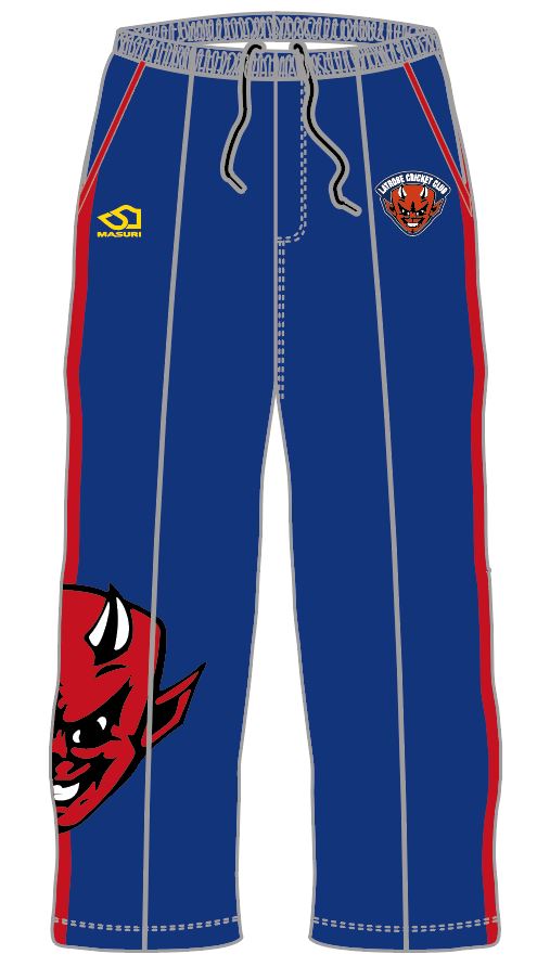 LATROBE DEMONS CC MEN'S WHITE BALL PLAYING TROUSERS DI-10194