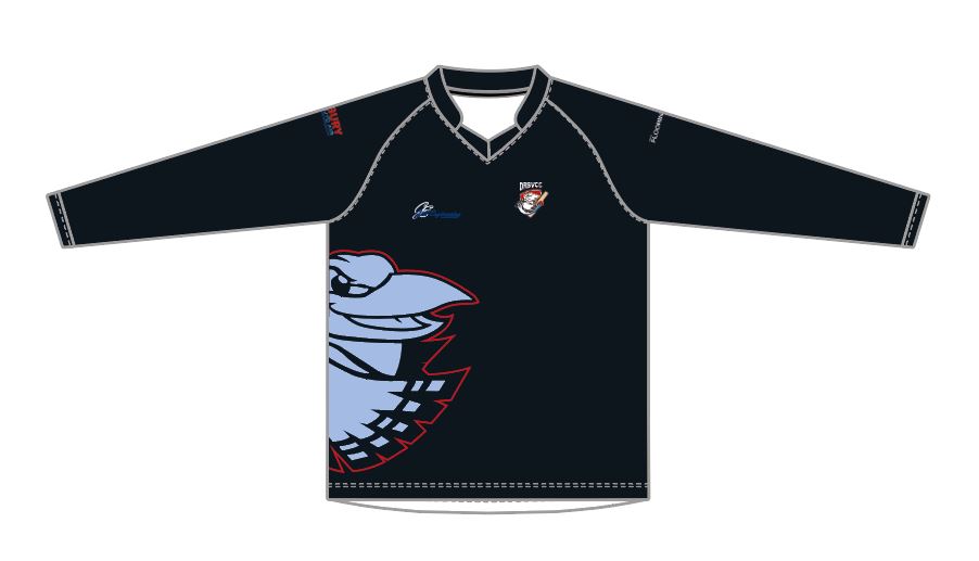 DRBVCC MEN'S WHITE BALL L/S PLAYING SHIRT DI-10244