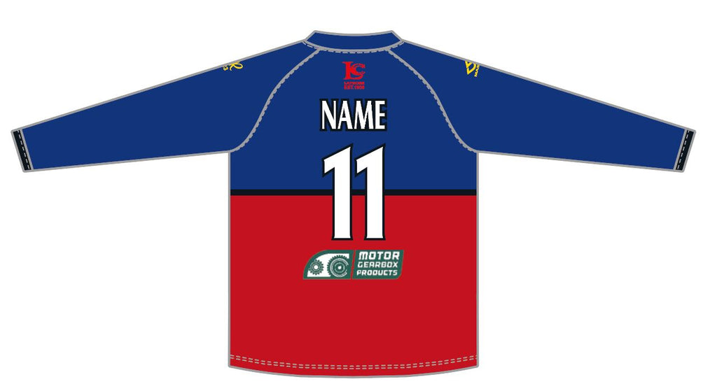 LATROBE DEMONS CC MEN'S WHITE BALL PLAYING SHIRT LONG SLEEVE DI-10592