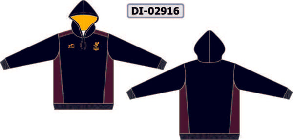 MOWBRAY CC MEN'S SENIOR TECH FLEECE HOOD - DI-02916