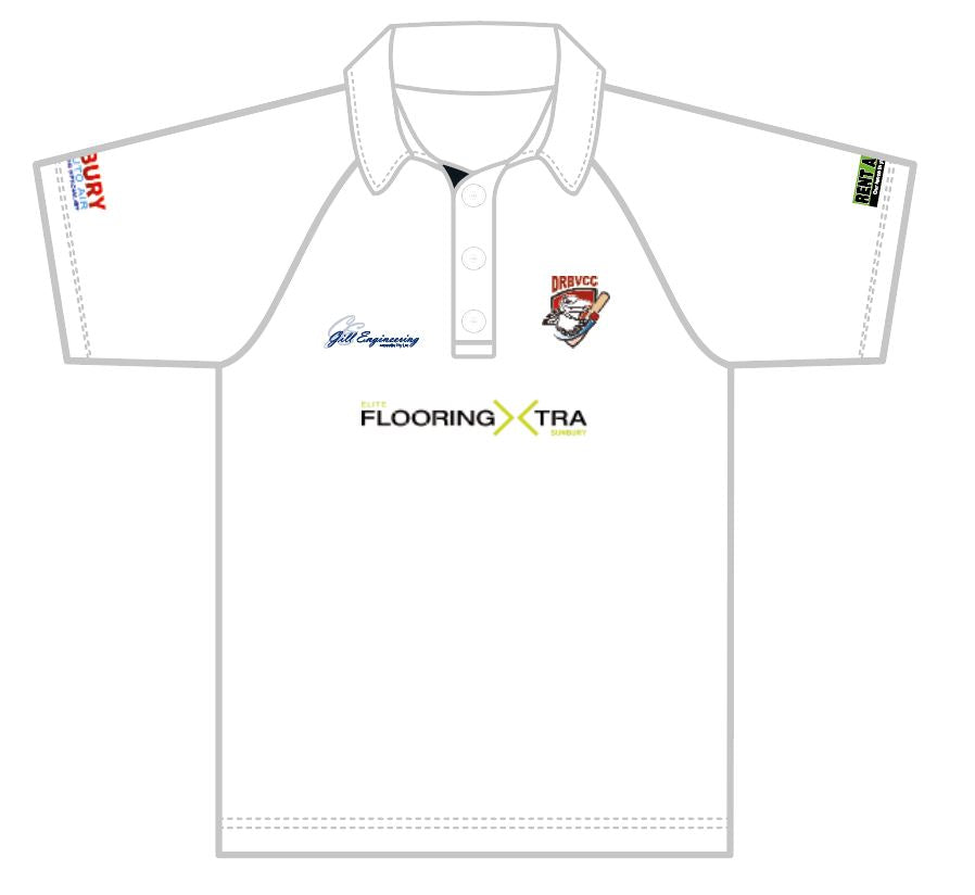 DRBVCC MEN'S RED BALL PLAYING SHIRT SHORT SLEEVE DI-08794