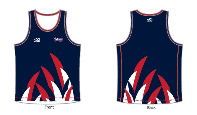 KARANA FLAMES JUNIOR TRAINING SINGLET DI-09628