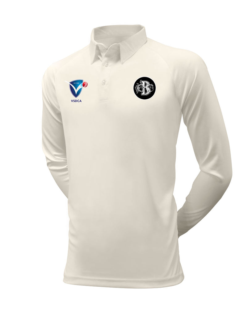 BRUNSWICK CC RED BALL PLAYING SHIRT LONG SLEEVE DI-03520